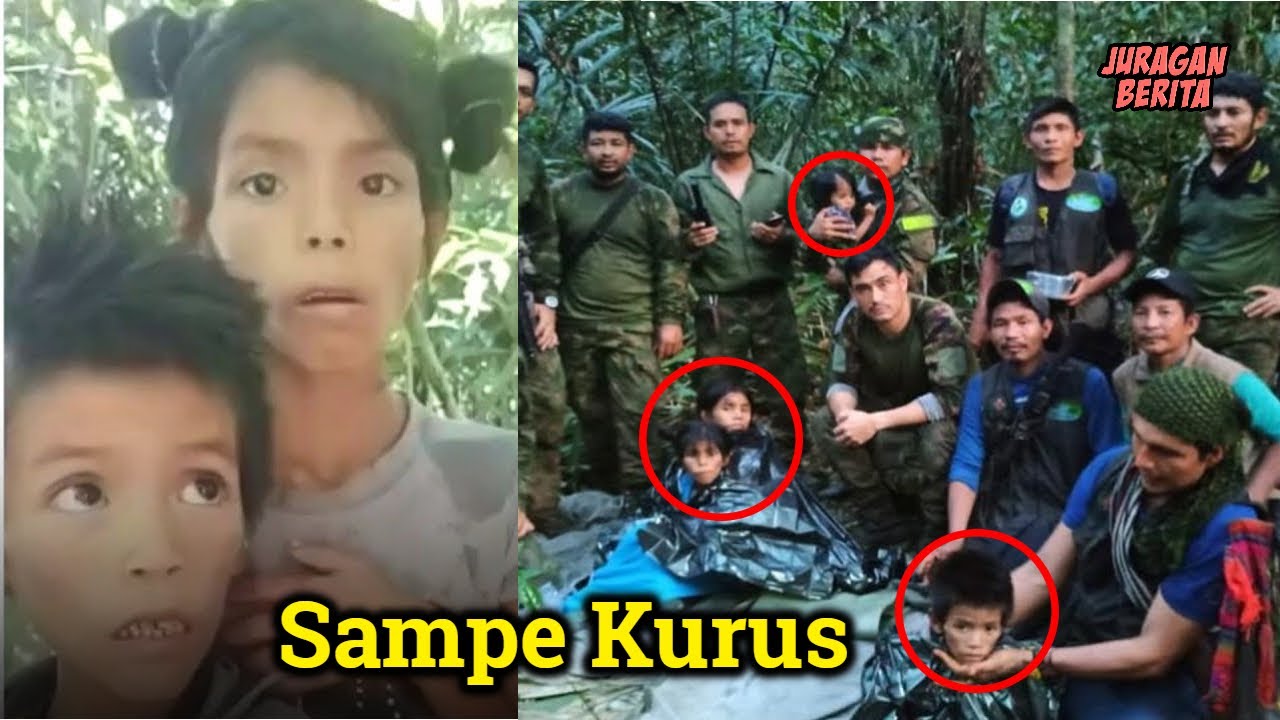 Hilang 40 Hari, Inilah Video Penyelamatan 4 Anak Hilang Di Hutan Amazon Akibat Kecelakaan Pesawat