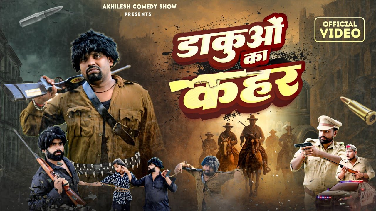 डाकुओं का कहर 🤪|| अवधी कॉमेडी || Akhilesh comedy show 