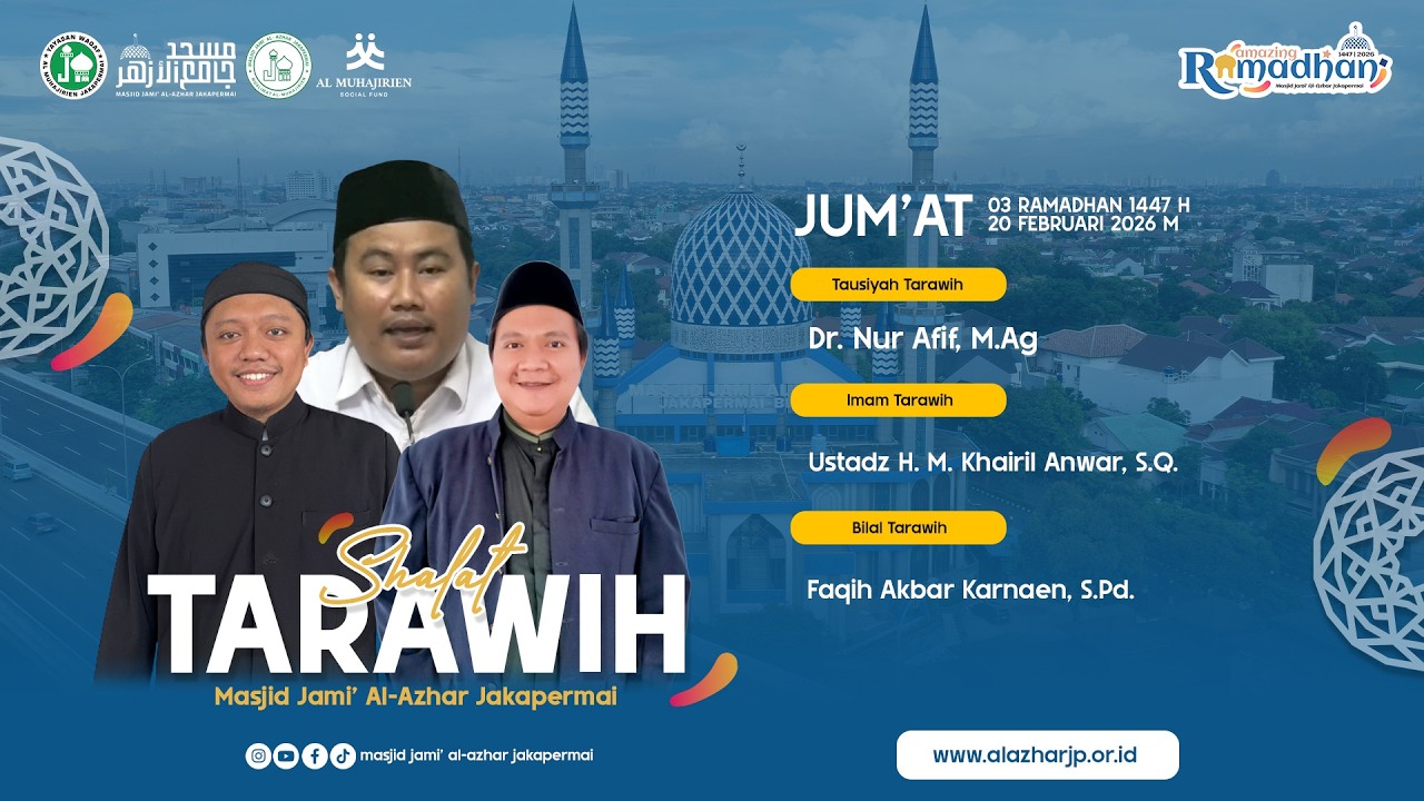 [LIVE] SHALAT TARAWIH 03 RAMADHAN 1447 H