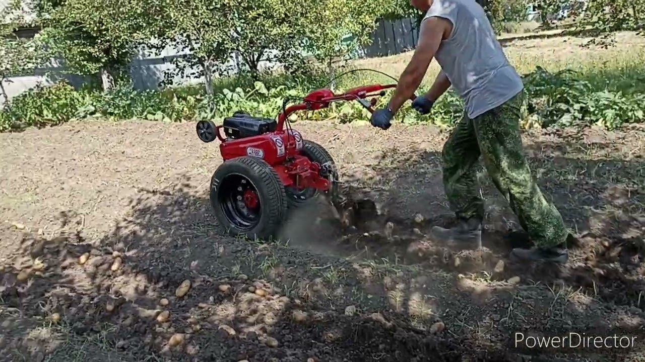 Картофелекопалка самодельная.