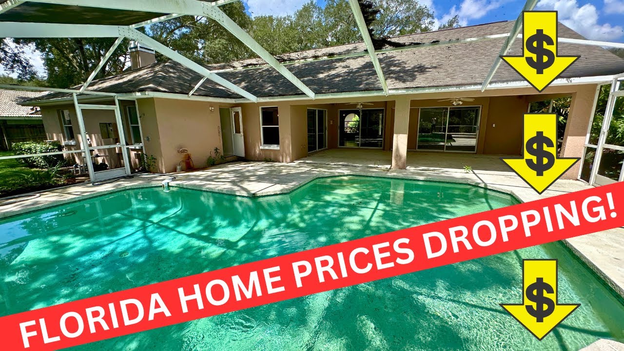 Inside 2 Lutz Florida Pool Homes For Sale with Price Reductions as Days on Market Increases!