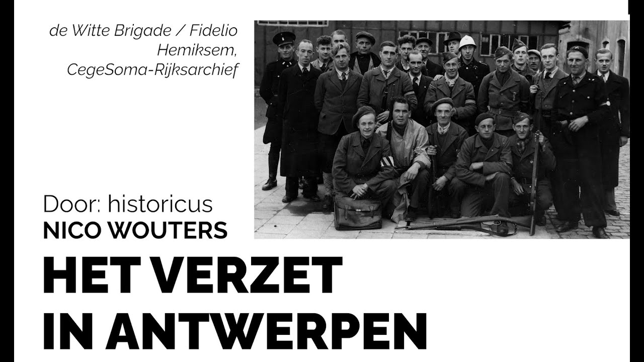 Lezing: Verzet in Antwerpen tijdens WOII door Nico Wouters