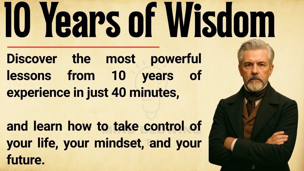 10 Years of Wisdom in 40 Minutes 🔥 || Life-Changing Lessons for Success & Growth || Graded Reader ✅