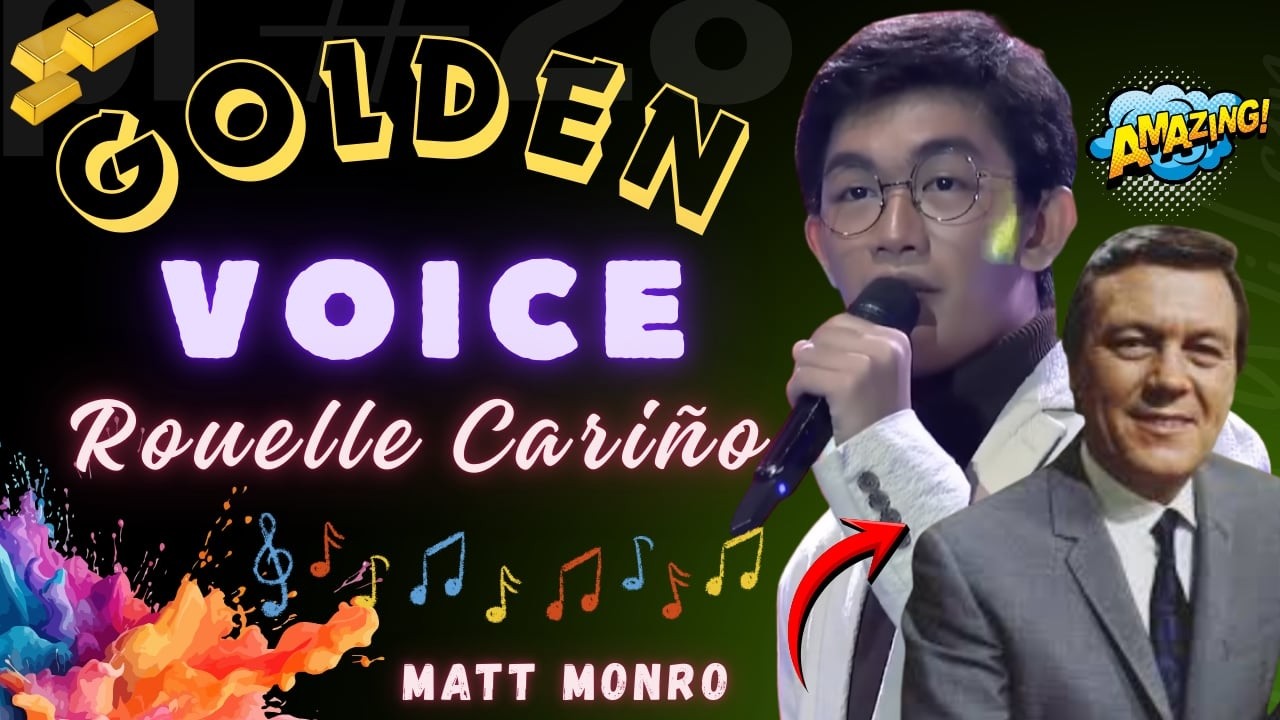 Filipino SHOCKS The whole WORLD!  Rouelle Cariño Matt Monro THE GOLDEN VOICE