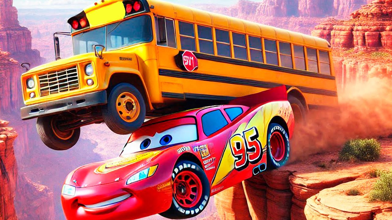 Epic High Speed Car Jumps - BeamNG Drive. Let'S TOP TV