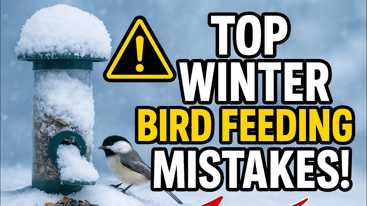 Top Winter Bird Feeding Mistakes (And How to Fix Them!)