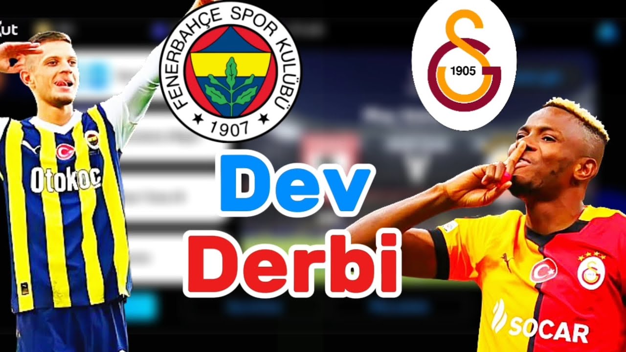 Pes ligim Fenerbahçe ve Galatasaray büyük 2 tane derbi maçı eFootBall 2025