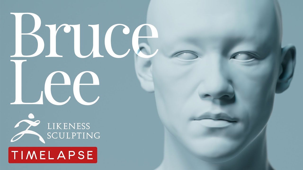 Bruce Lee's likeness sculpting in ZBrush