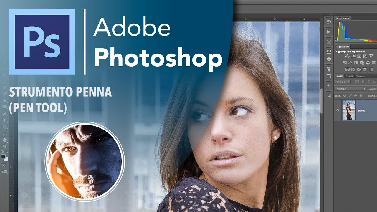 Scontornare con lo Strumento Pi&ugrave; Potente di Photoshop, la Penna Grafica per Creare Tracciati