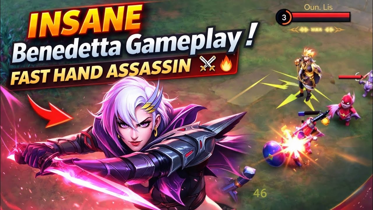 INSANE Benedetta Gameplay – Fast Hands & Crazy Outplays! | Mobile Legends