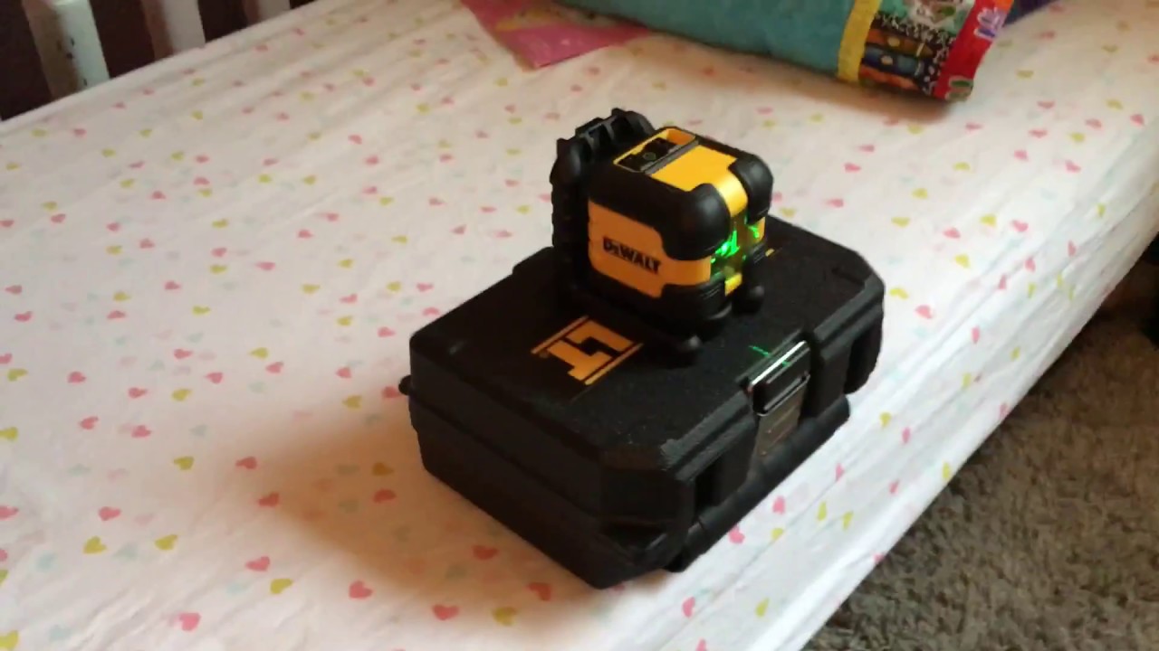 Anchor furniture quickly, save a life, with DeWALT's Cross Line Green Laser Level