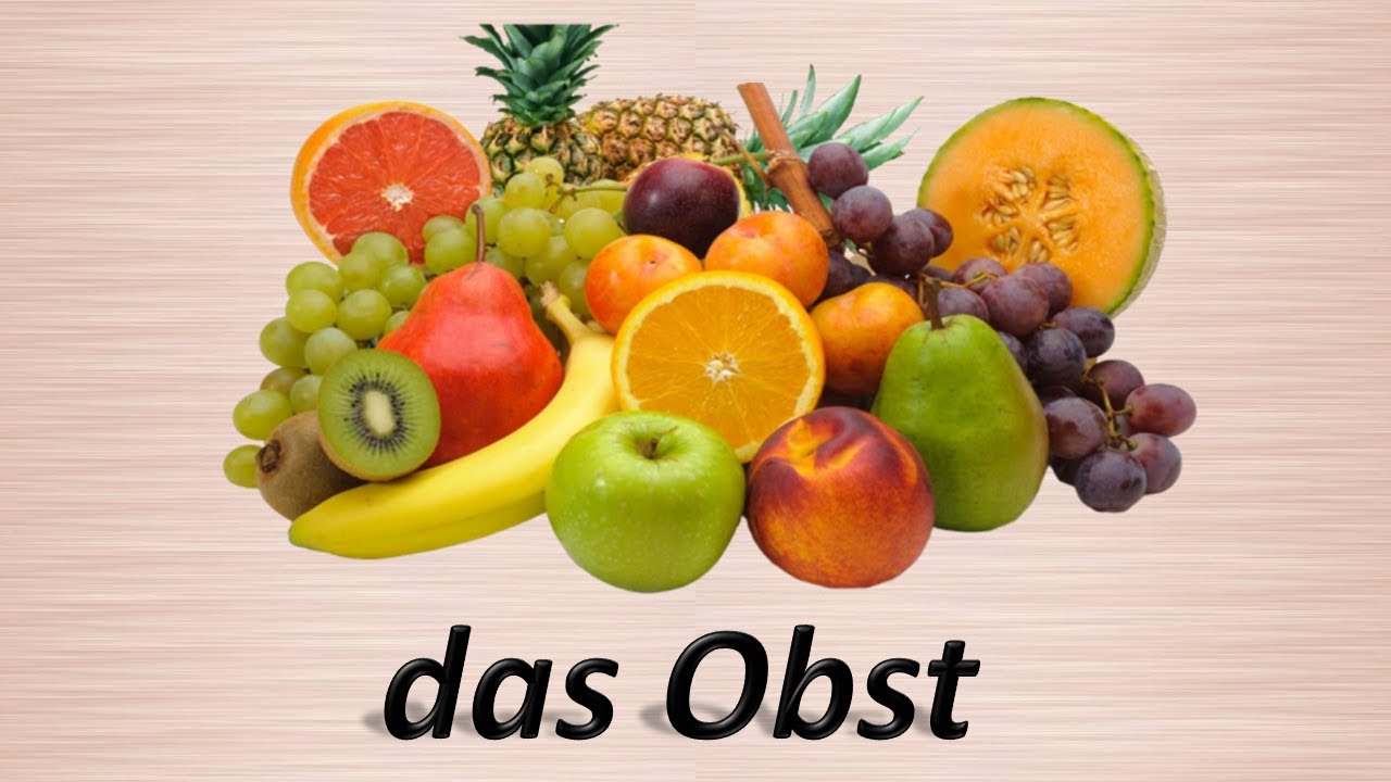 Das Obst - Deutsch lernen