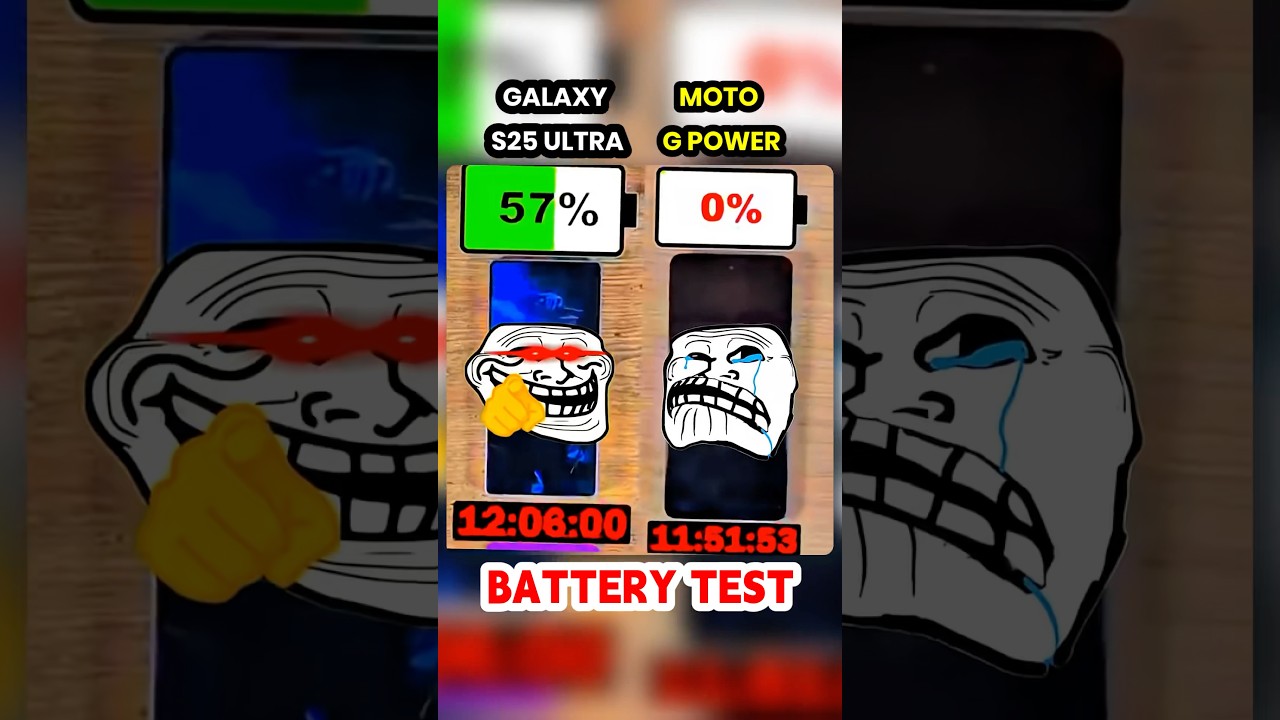 😳🔋ТЕСТ АККУМУЛЯТОРА GALAXY S25 ULTRA И MOTO G POWER (2026)!!!🪫😳