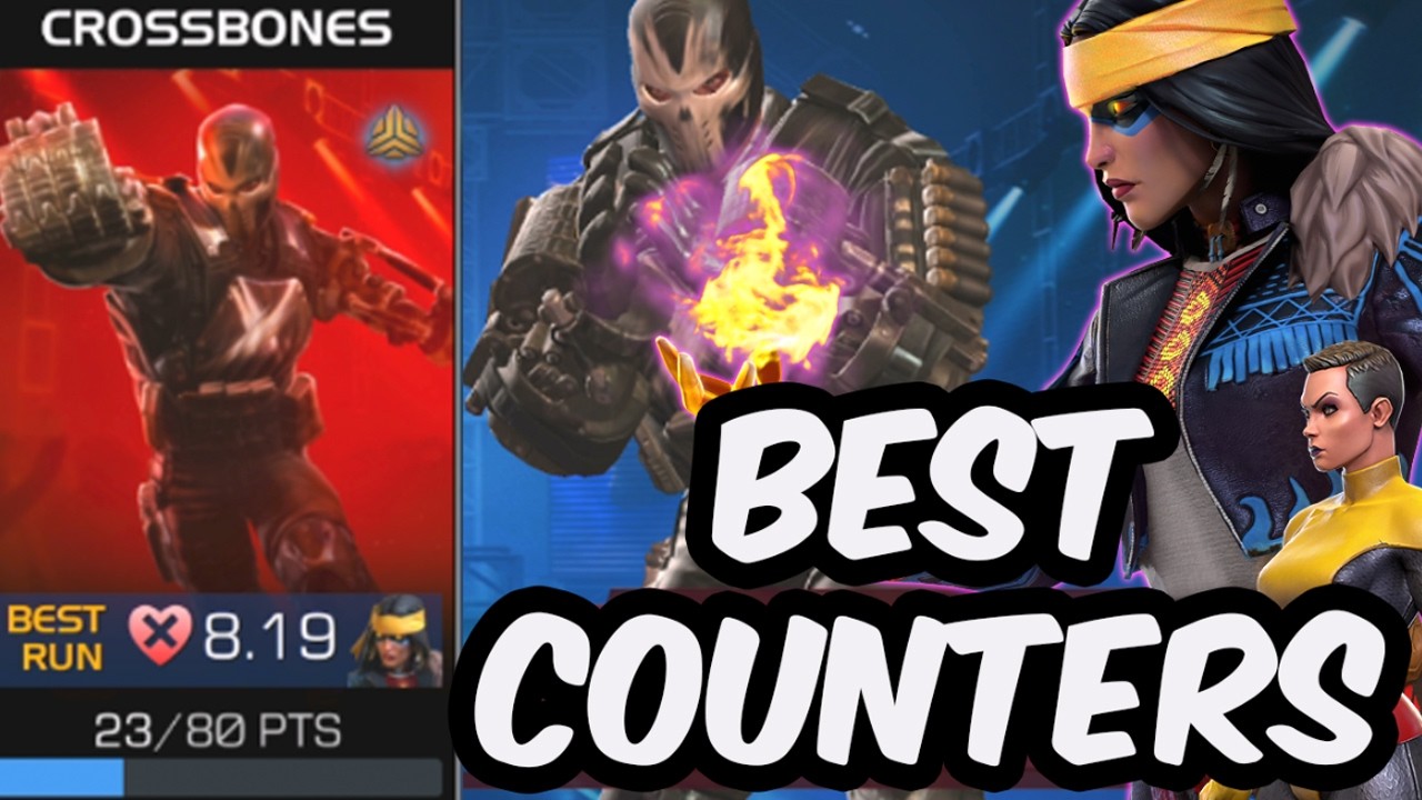 Crossbones Solo Coliseum - Best Counters & Easy Cheat Code Options - Marvel Contest of Champions