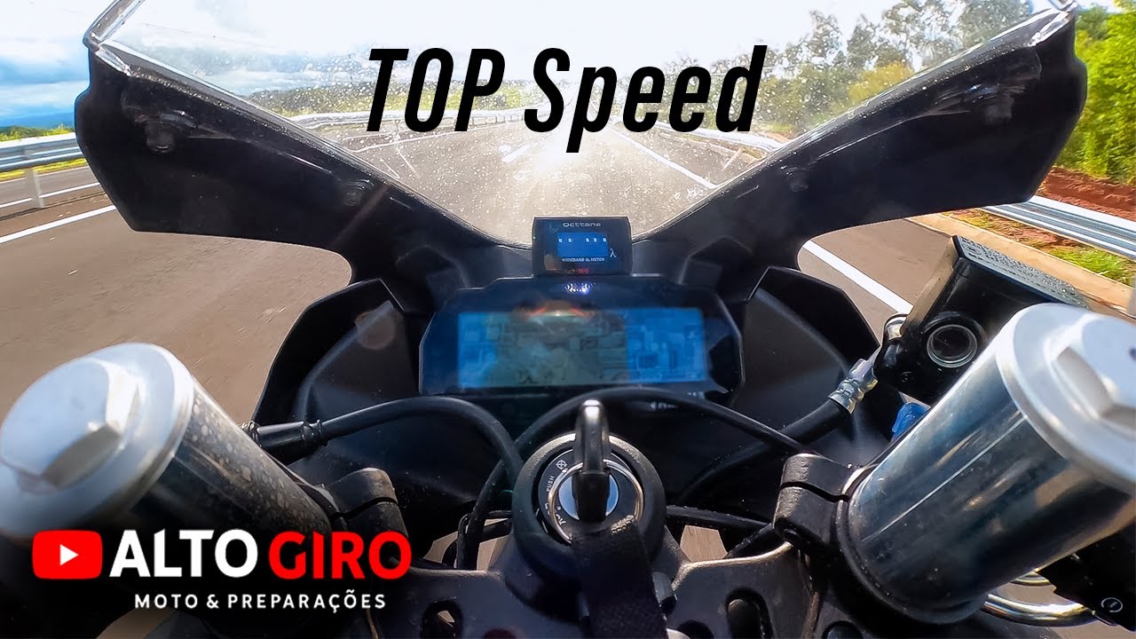 YAMAHA R15 TOP SPEED #EP3! 180 KM/H COM MOTOR DE 155cc