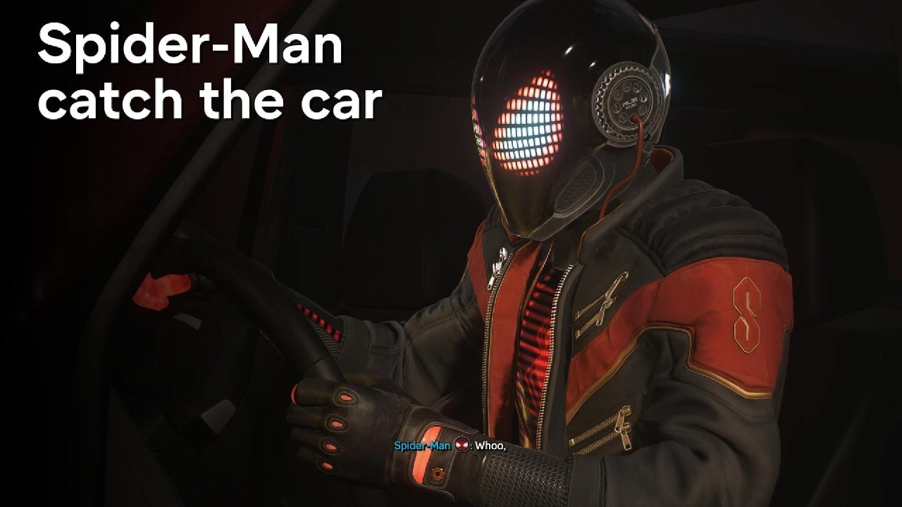 Spider-Man **Catch**the**Car 