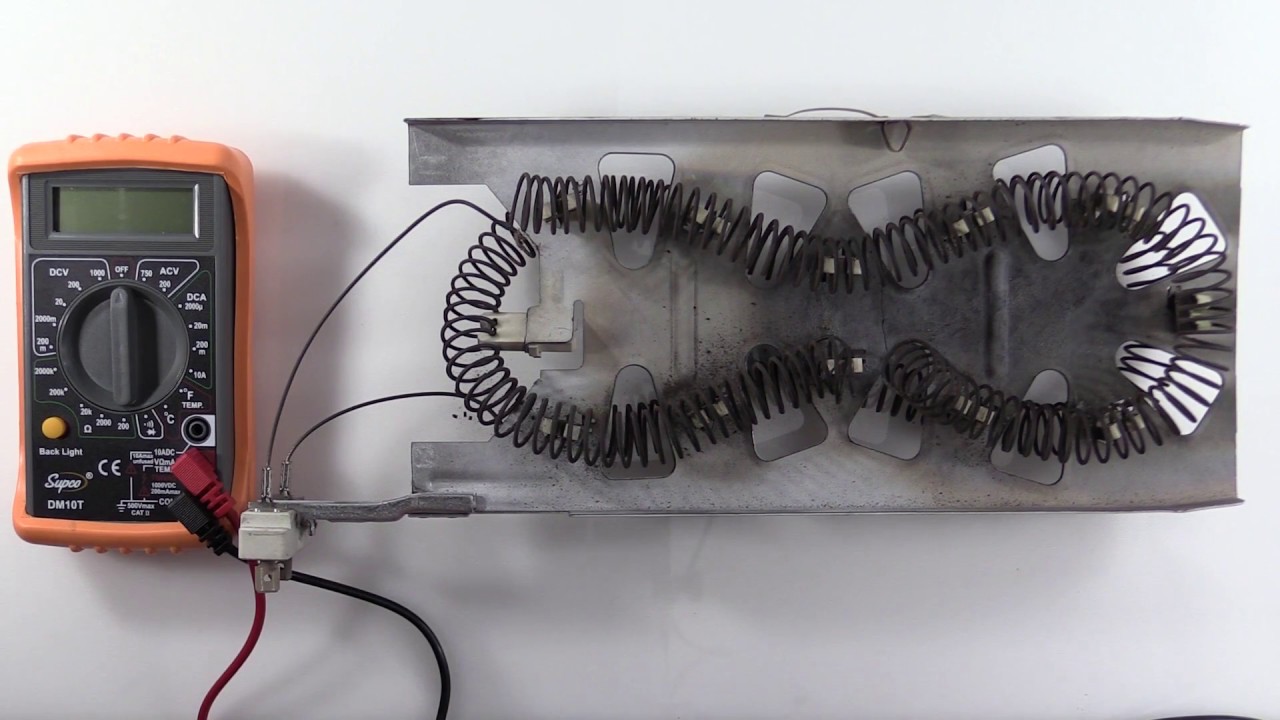 How to Test a Dryer Heating Element