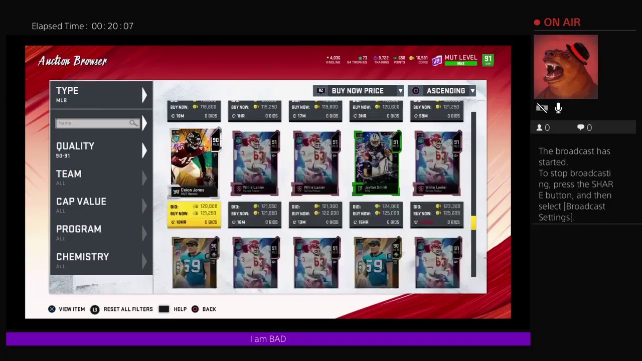 How to make coins MUT20 Zero Chill