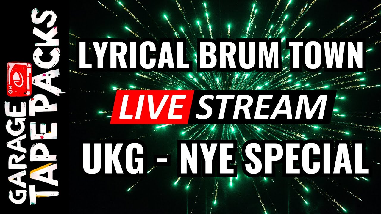 🔴 Lyrical Brum Town Live | UK Garage & Soulful House | NYE 2025 | Garage Tape Packs
