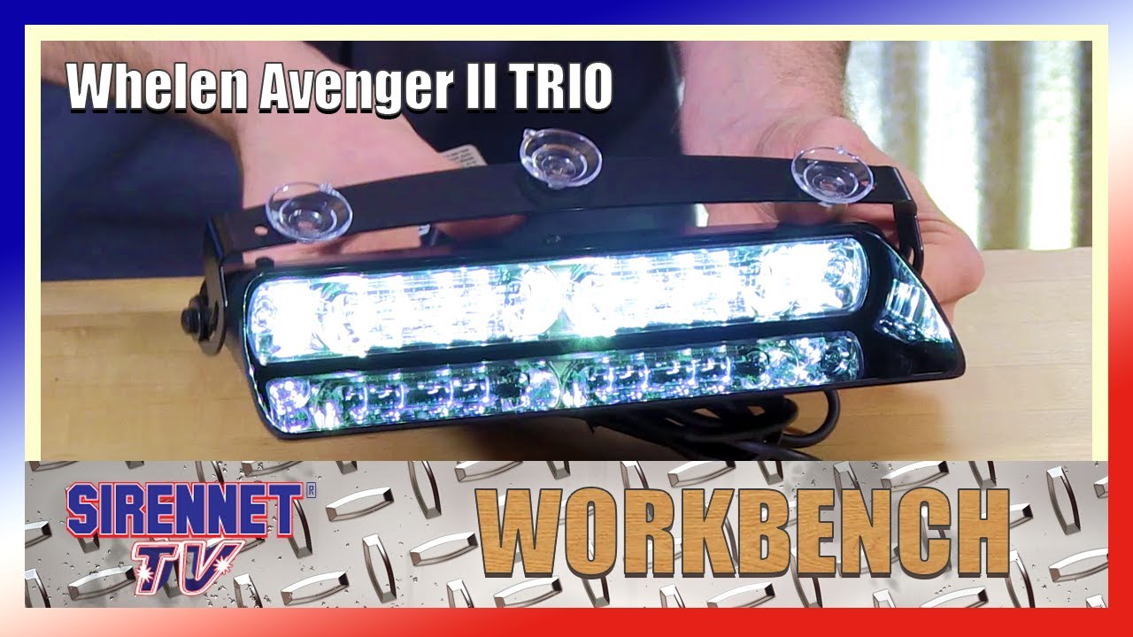 Whelen Avenger II TRIO Combo Linear/TIR Dual LED Dash/Deck Light