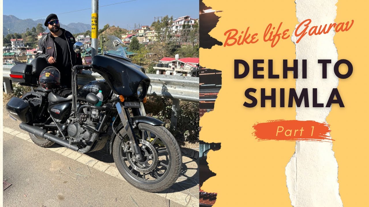Journey from Delhi to Shimla || Landslides in the mountains|