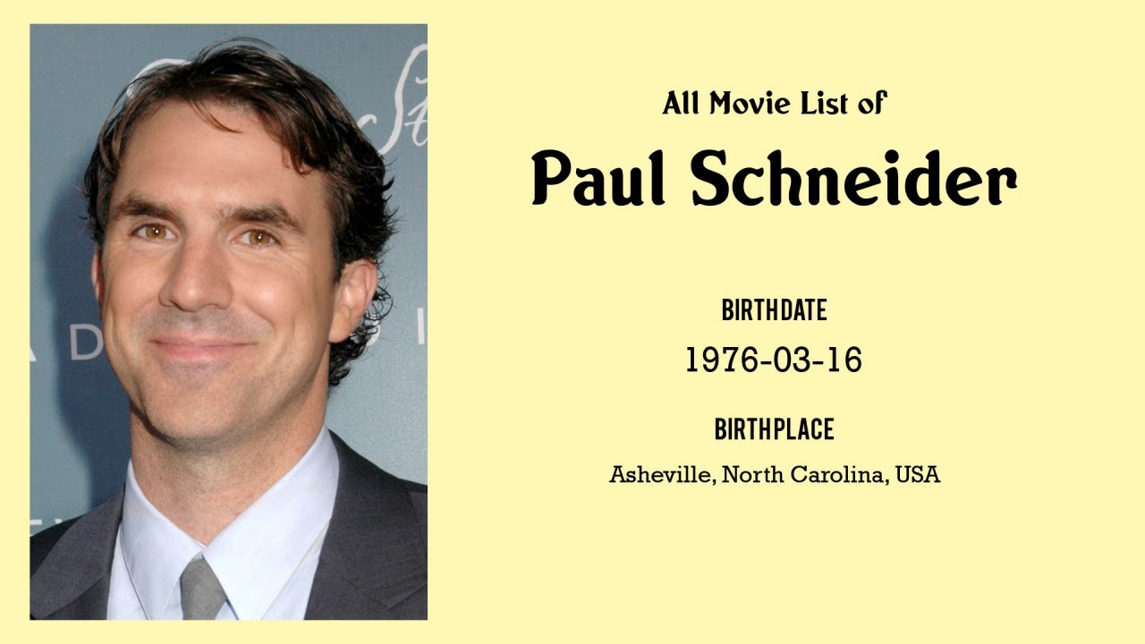 Paul Schneider Movies list Paul Schneider| Filmography of Paul Schneider