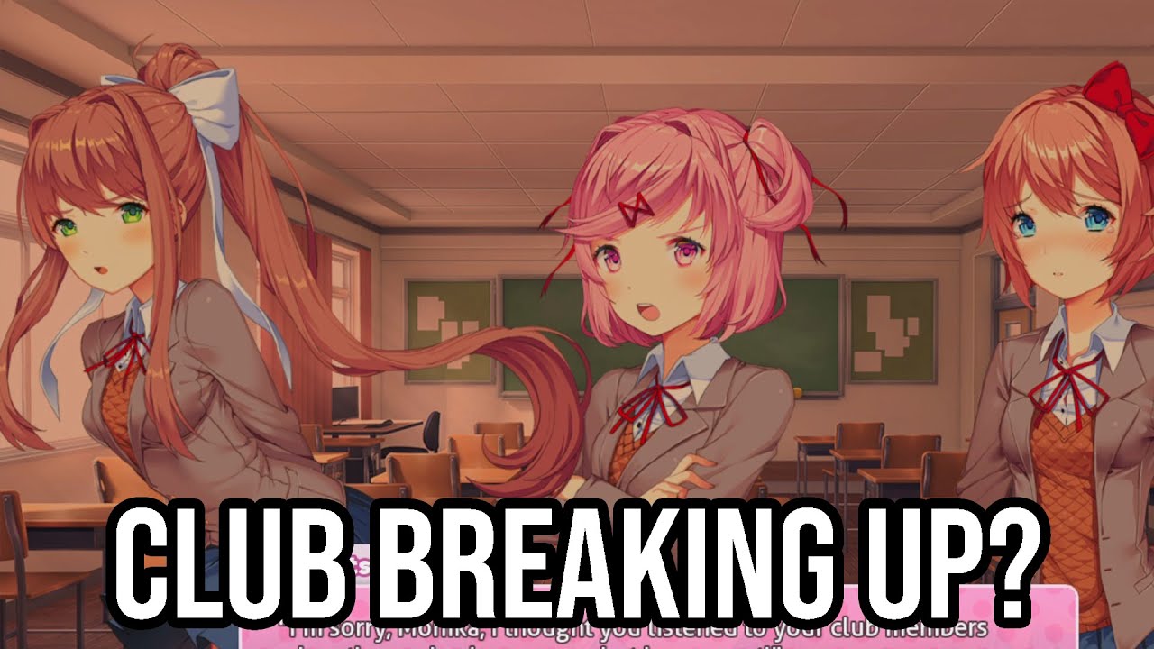Dating Yuri and The Breaks Up!!!! (DDLC MOD Normal Visual Novel Yuri's Route V.1.875) Part 1