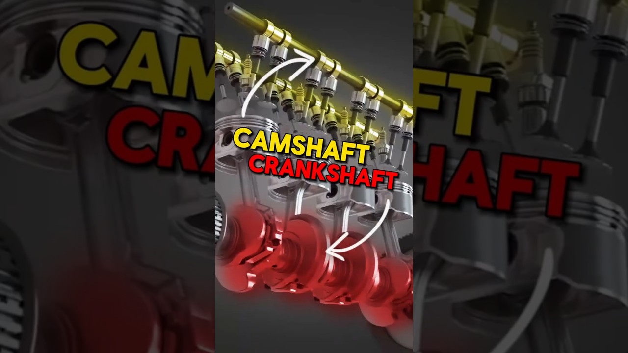 В чём разница между распределительным валом и коленчатым валом? 🤔