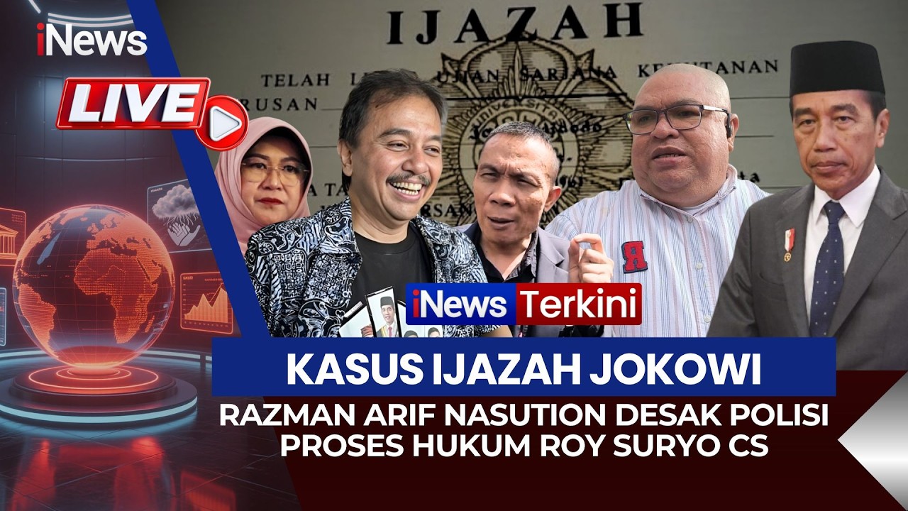 🔴LIVE | RAZMAN DESAK POLISI PROSES HUKUM ROY SURYO CS TERKAIT KASUS IJAZAH JOKOWI (18/02)