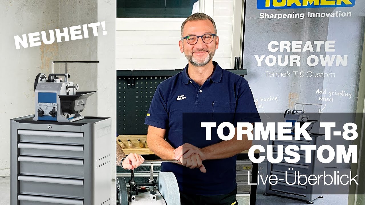 Überblick der neuen Tormek T-8 Custom | Tormek Live