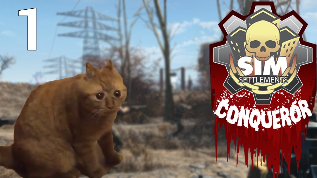 [1] Прохождение Fallout 4: Sim Settlements: Conqueror. С субтитрами!