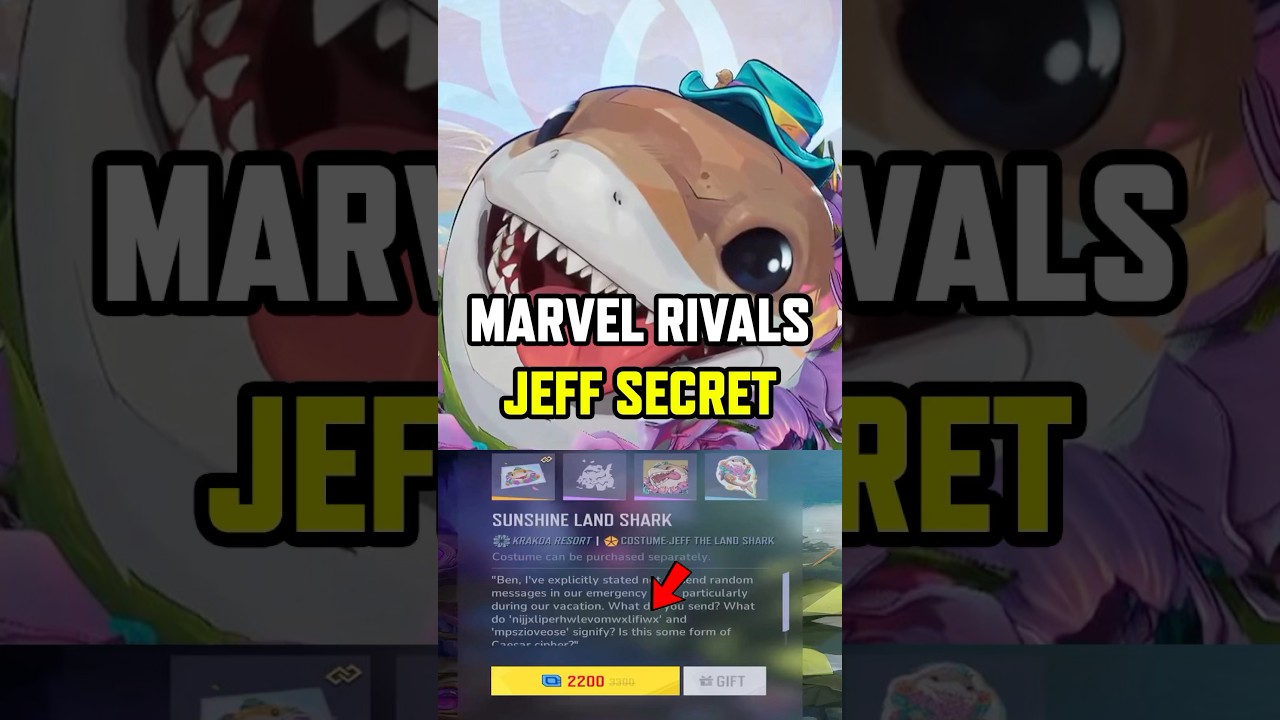 SECRET CODE FOUND IN JEFF&rsquo;S NEWEST MARVEL RIVALS SKIN!