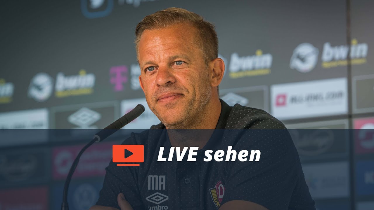 Livestream Dynamo Dresden: Pressekonferenz mit Markus Anfang vor Derby gegen Aue | Sport im Osten