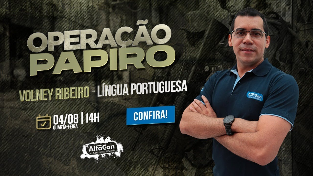 Aula de Língua Portuguesa - EEAR Escola de Especialistas de Aeronáutica - AlfaCon