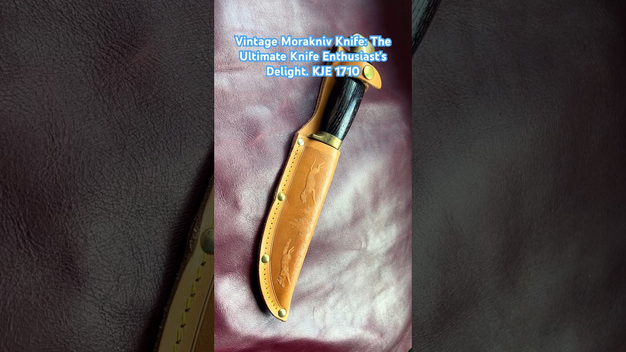 Vintage Morakniv Knife: The Ultimate Knife Enthusiast's Delight. KJE 1710 
