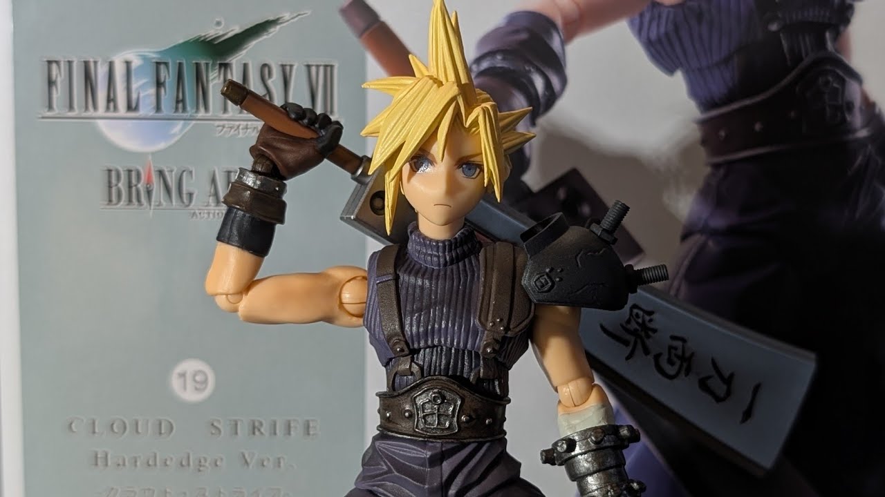 Cloud Strife Hardedge Version Final Fantasy 7 Bring Arts Figure Review