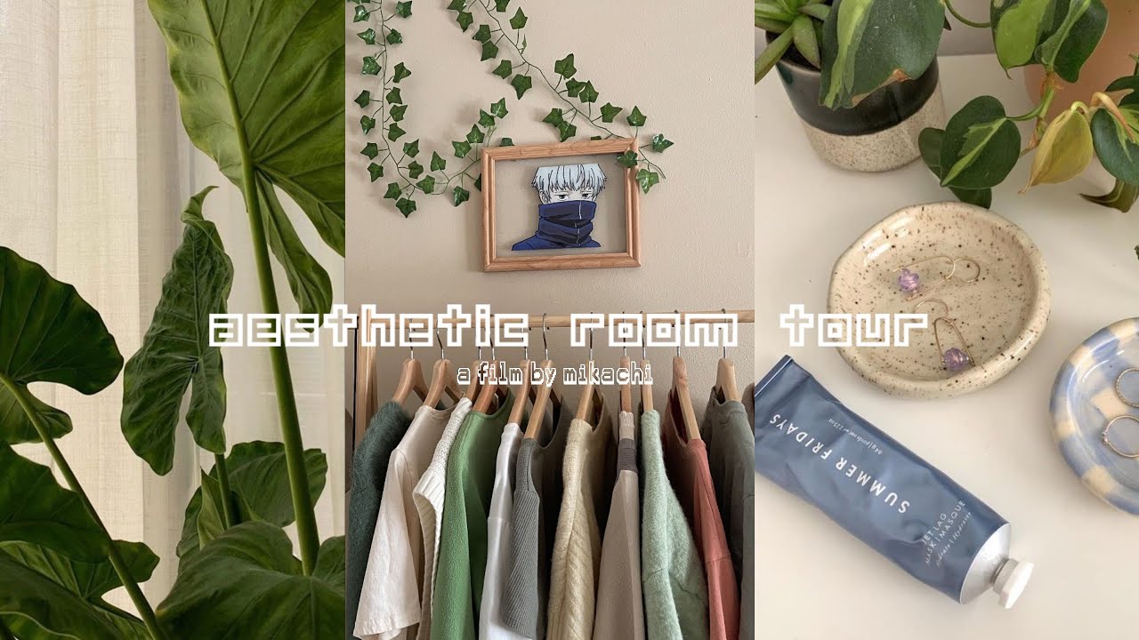 aesthetic weeb room tour!🌱// anime and manga inspired