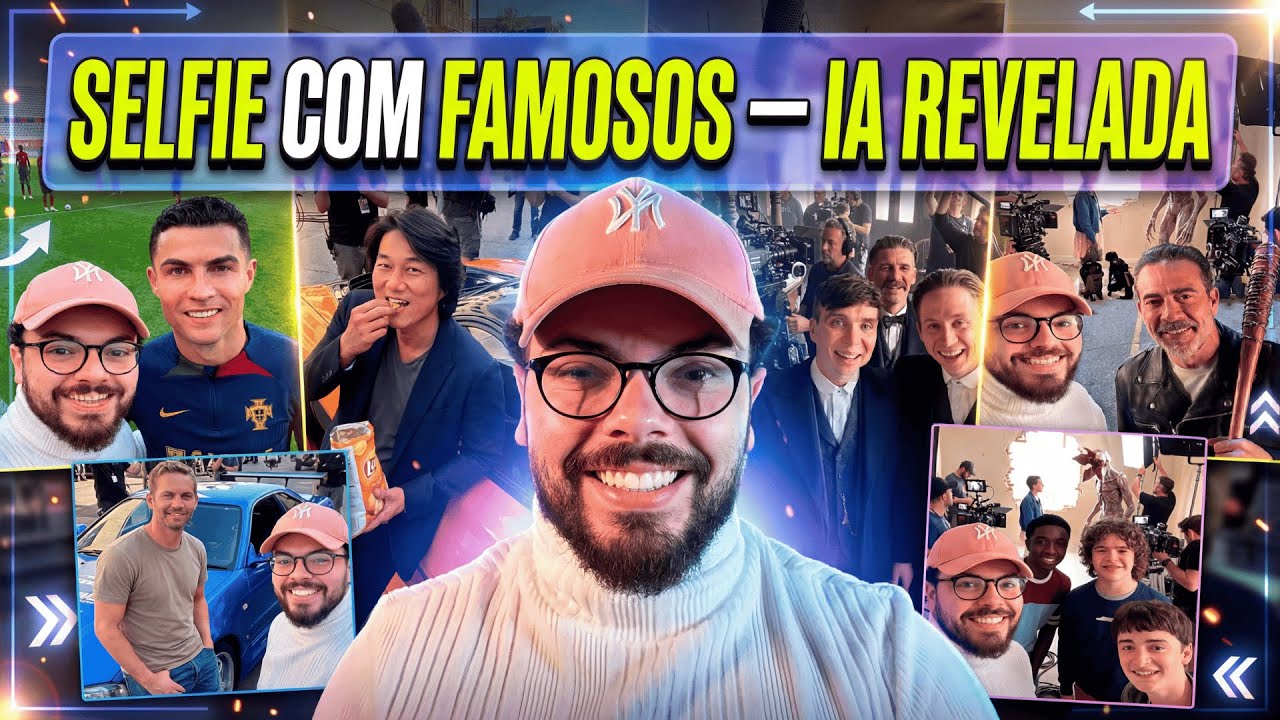 É ASSIM que fazem os vídeos de SELFIE COM FAMOSOS (SEGREDO REVELADO!)