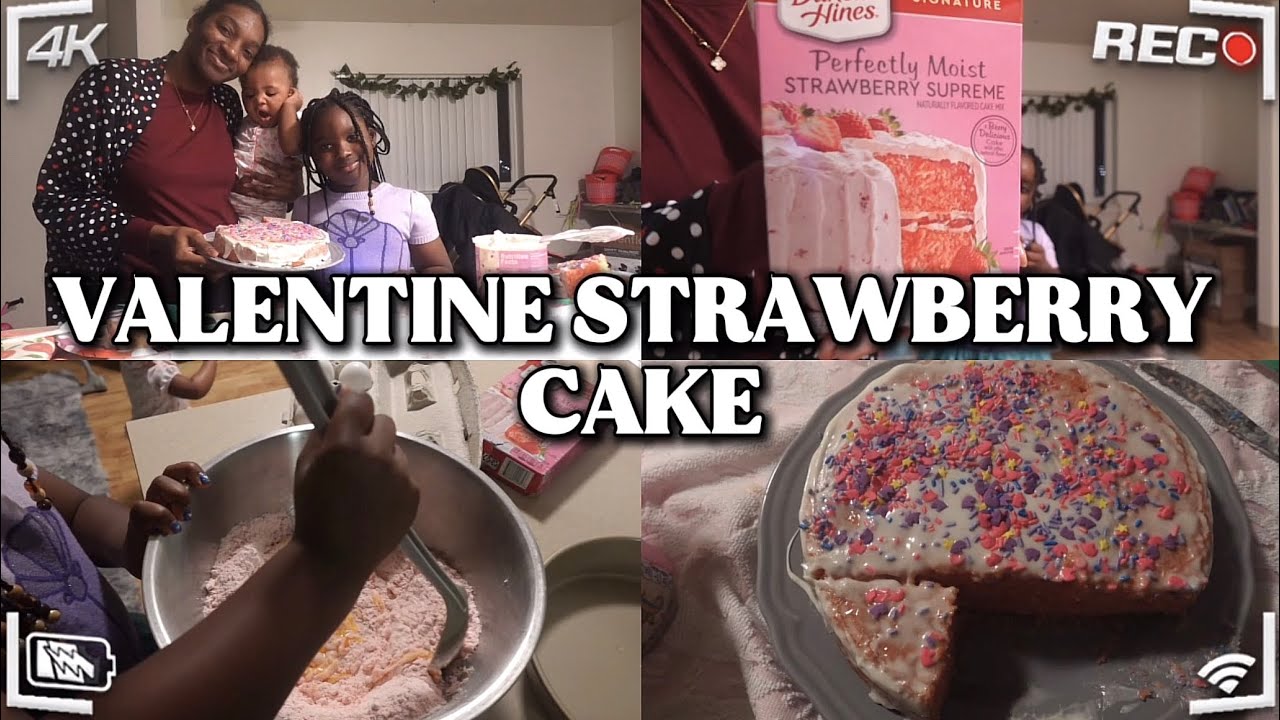 VALENTINE CAKE + STORYTIME!! She ran into a pole..