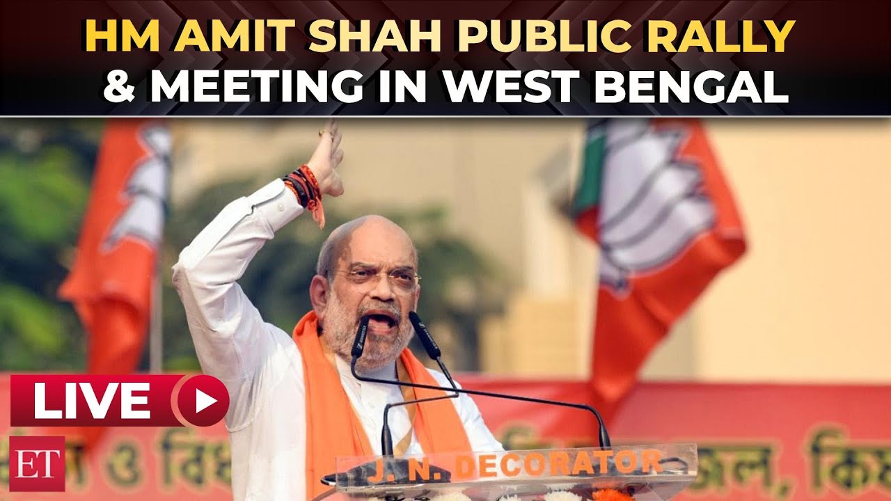 LIVE | HM Amit Shah addresses massive rally in West Bengal | Medinipur | Kharagpur| Election 2026