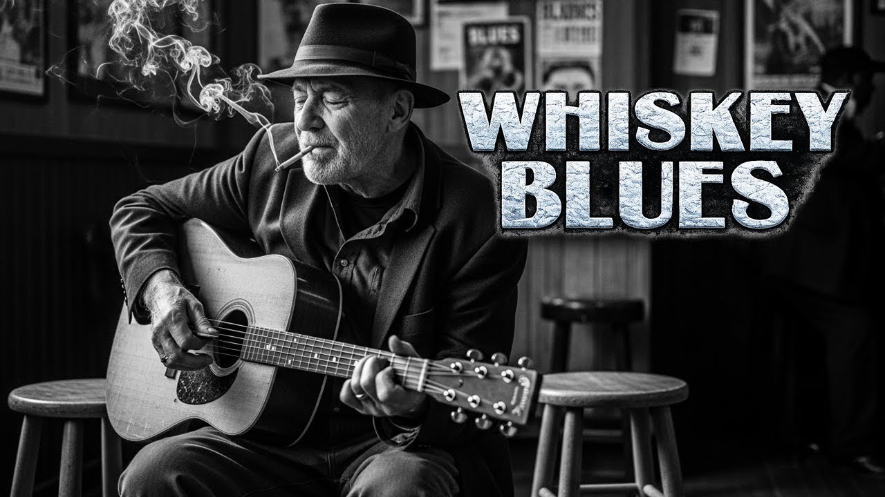 Relaxing Whiskey Blues Music | Slow Whiskey Blues Songs for Midnight Mood