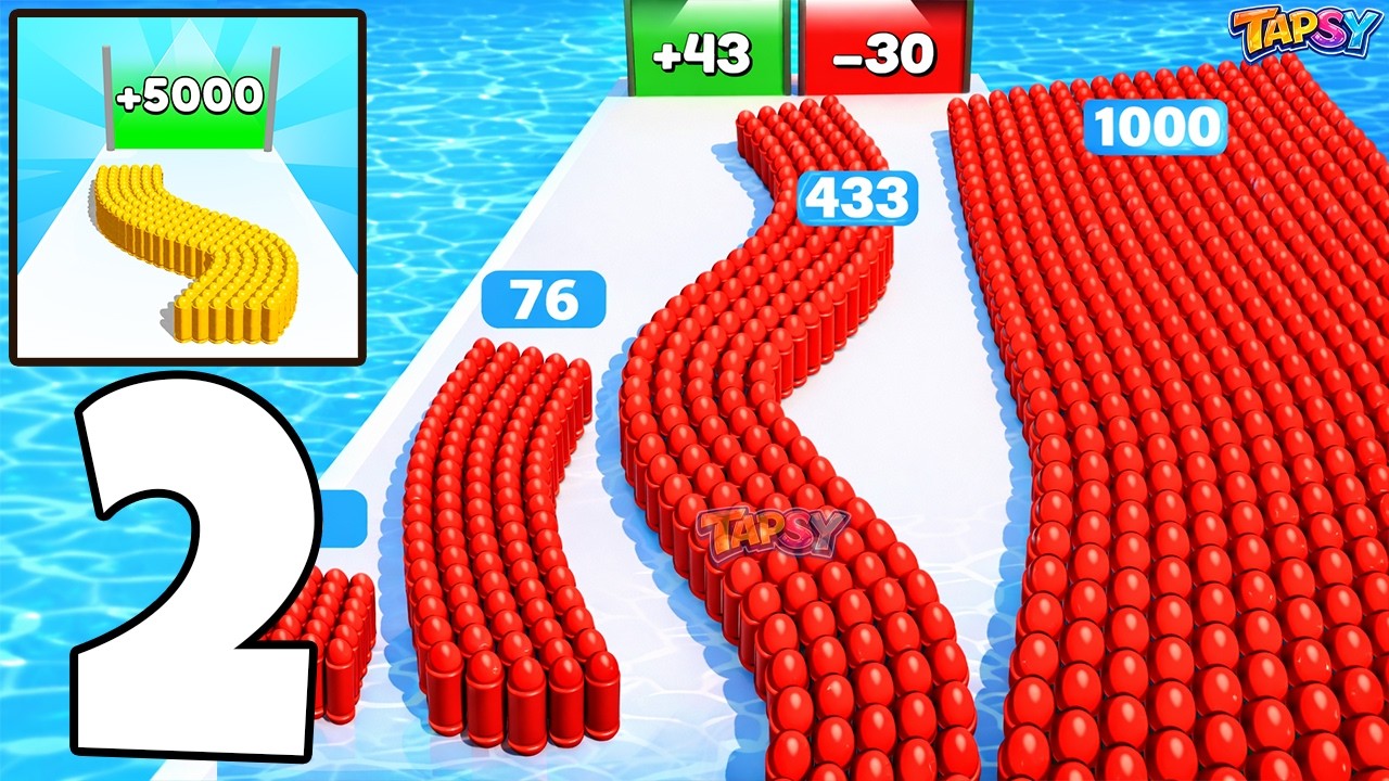 💥Bullet Army Run Gameplay Walkthrough Levels 10&ndash;19 Crazy Firepower Challenge (Android,iOS)