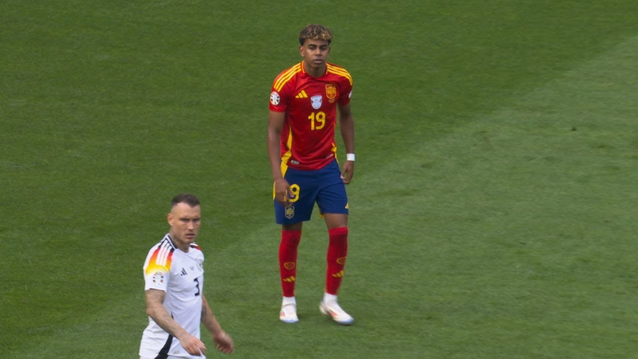 Lamine Yamal MASTERCLASS vs Germany in VIP Camera (05/07/2024) HD 1080i