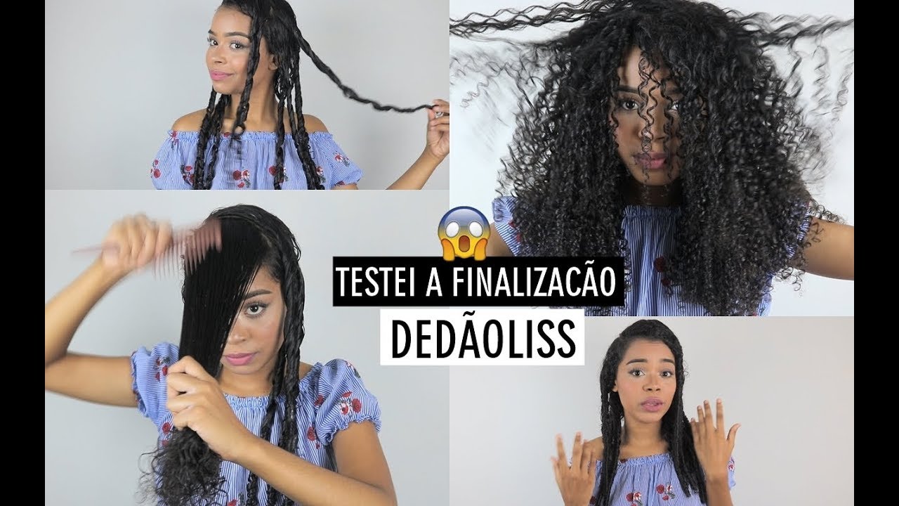 FINALIZEI O MEU CABELO COM A NOVA TÉCNICA DEDÃOLISS E FIQUEI IMPRESSIONADA COM O RESULTADO!