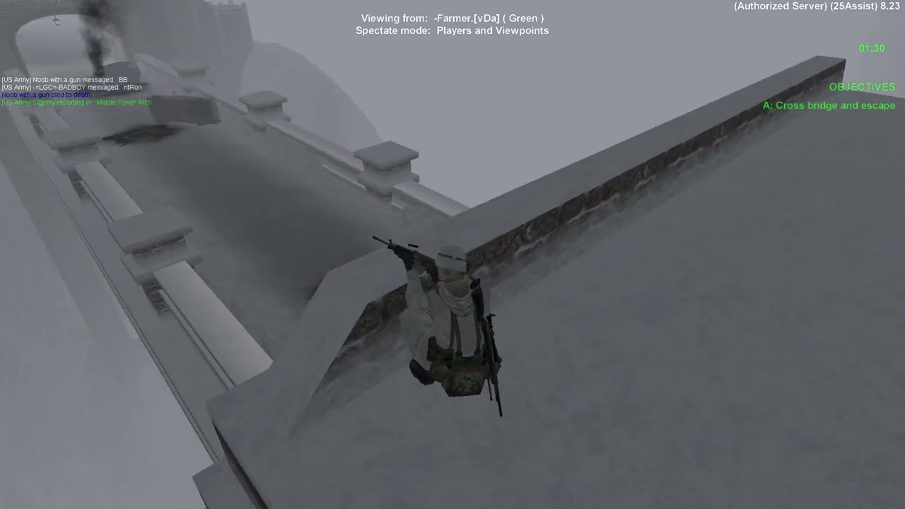 Bridge Crossing - Americas Army Gameplay