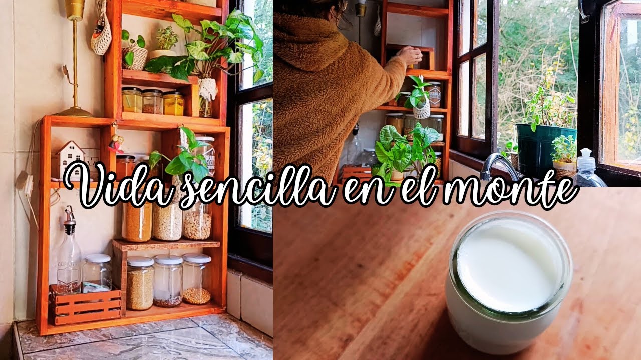 Vida sencilla en el monte. Cambios en mi cocina. Yogurt y pan casero