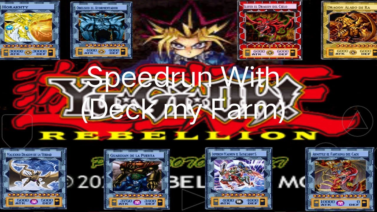 Yu-Gi-Oh! Forbidden Memories Mod Rebellion | Speedrun - with (deck my farm)