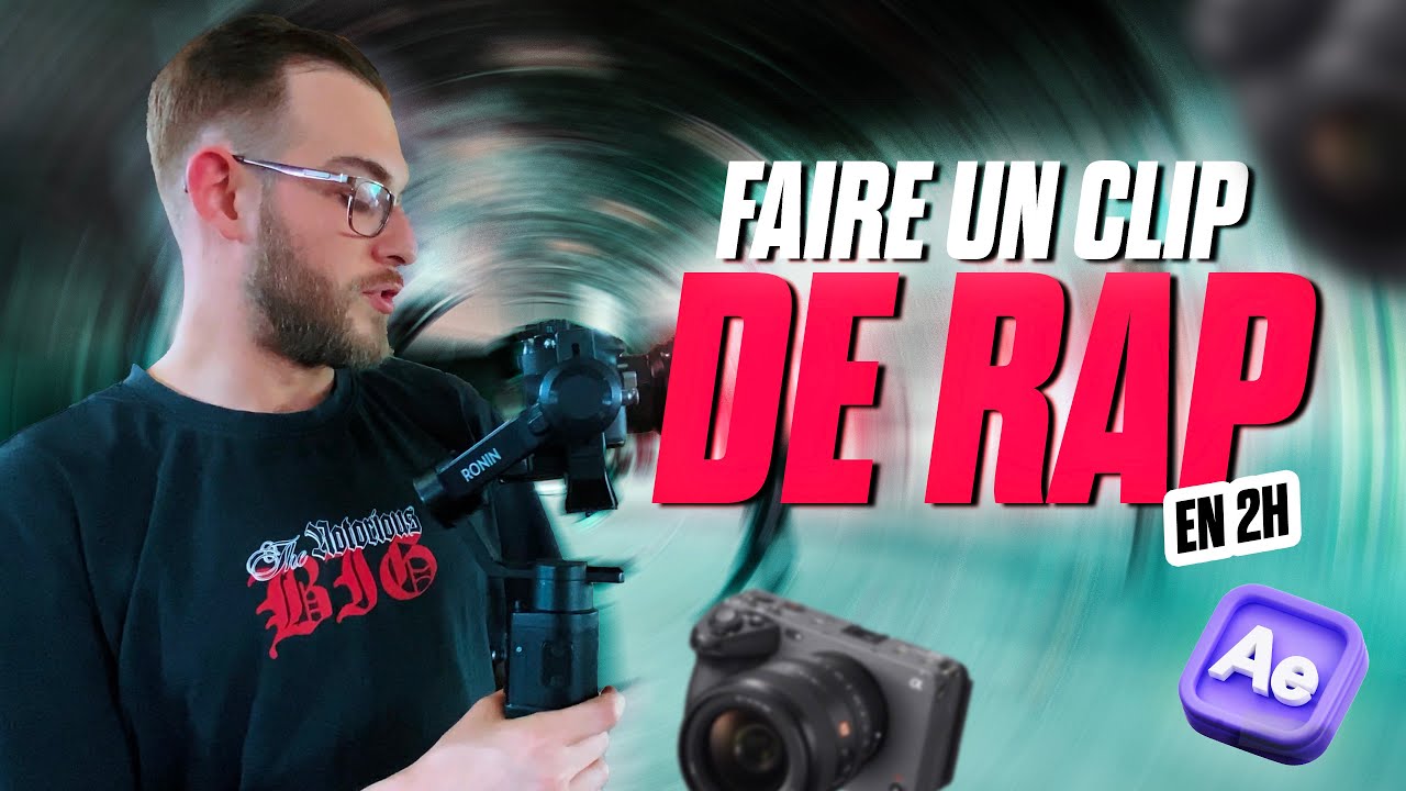 J'ai tourné UN CLIP de RAP en 2H ! (+ TUTO AFTER EFFECT)