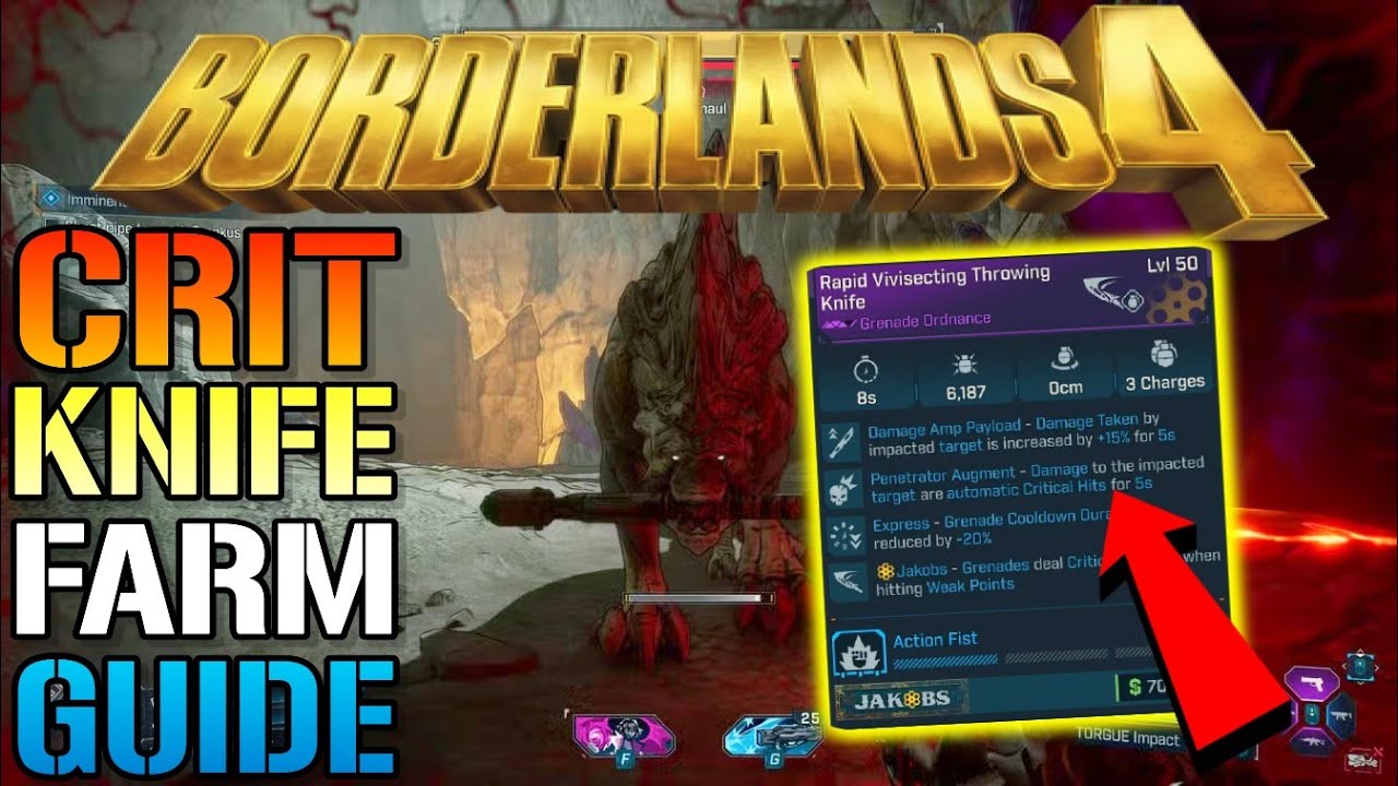 Borderlands 4: ПОТРЯСАЮЩАЯ ФЕРМА «Крит-ножа»! Как получить Крит-нож СЕГОДНЯ (Руководство по ферме)