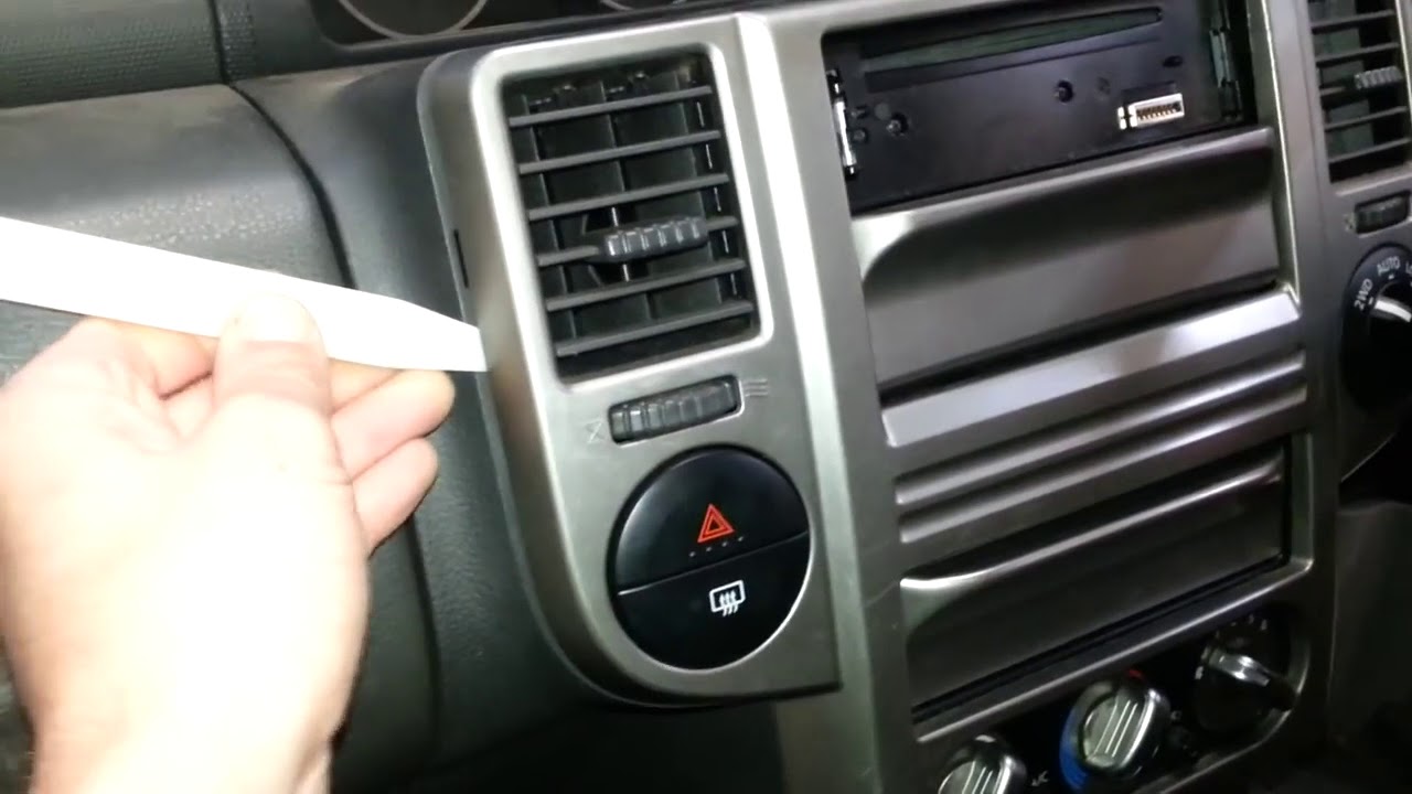 How to remove a radio from a Nissan X Trail